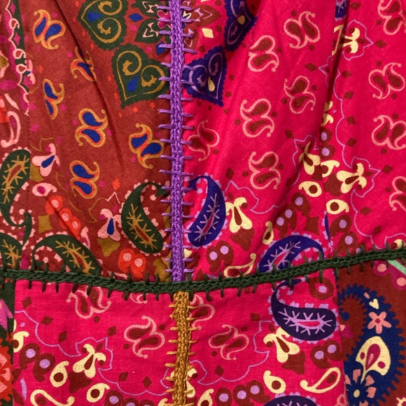 Farm Rio Womens Bandana Tank Mini Dress sz M - Picture 2 of 7